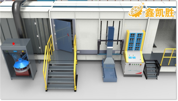 粉末噴涂設(shè)備生產(chǎn)線
